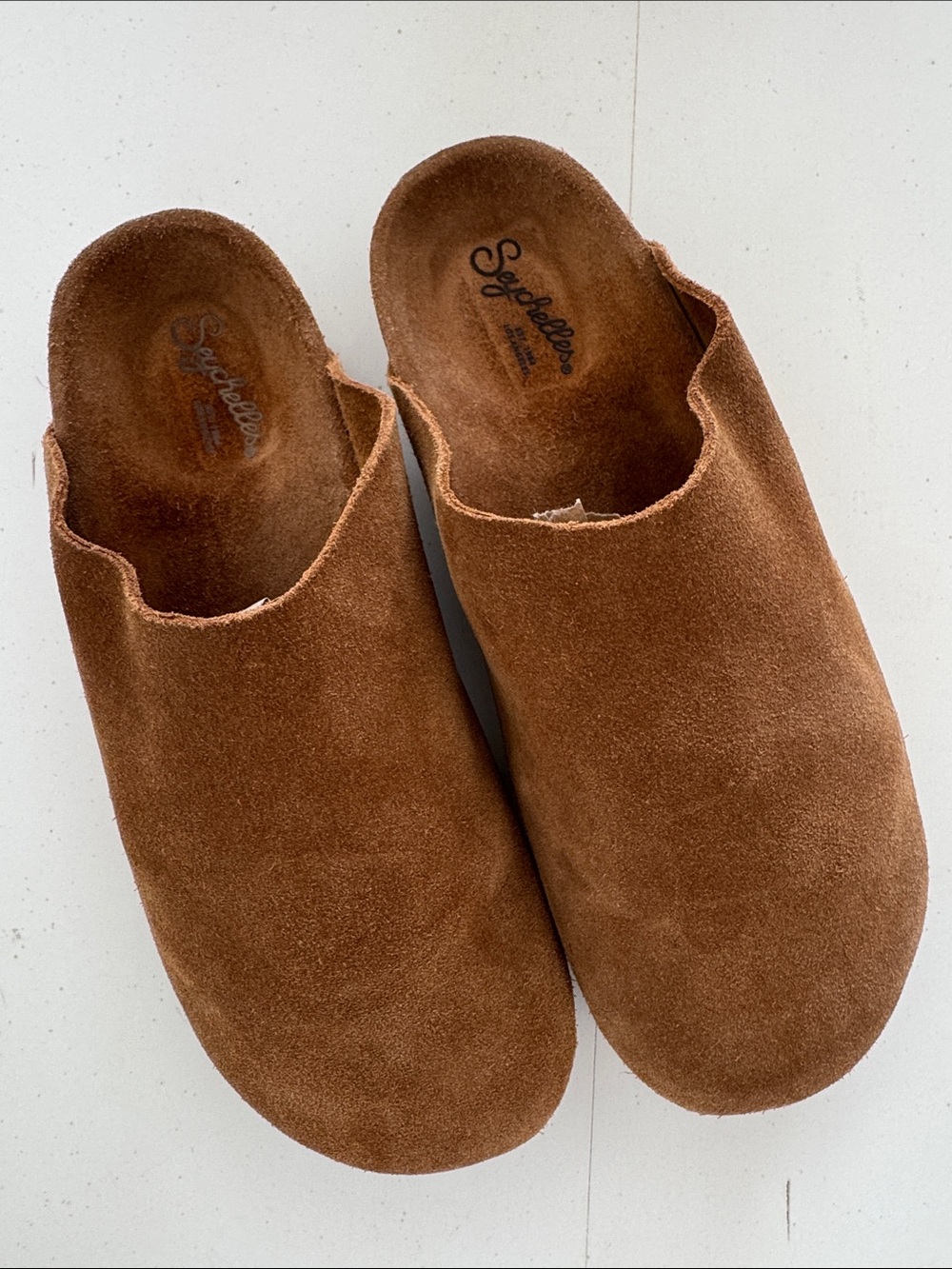 Seychelles Routine Slip-On Mules shoe feels like home 8.5 suede taupe minimalist - Picture 5 of 11